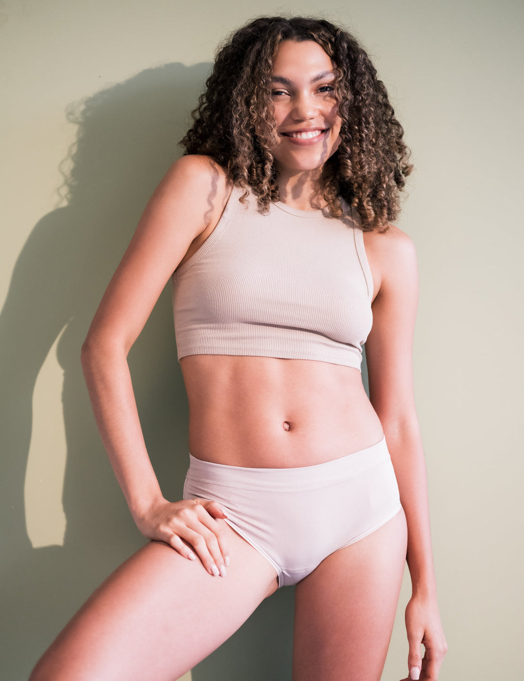 Moderate absorbent underwear - beige – Nudah Basics LLC